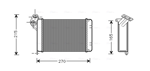 Kachelradiateur Ava Cooling BW6005