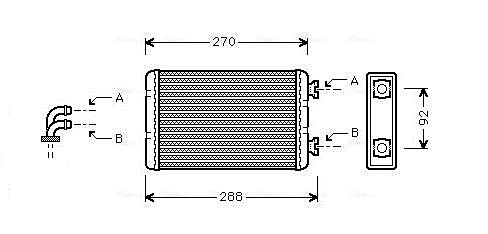 Kachelradiateur Ava Cooling BW6173