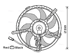 Ventilatorwiel-motorkoeling Ava Cooling BW7535