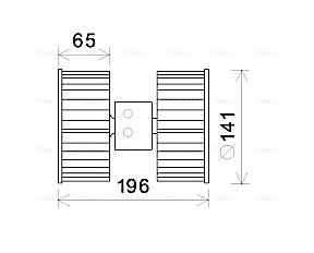 Kachelventilator Ava Cooling BW8475