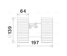 Kachelventilator Ava Cooling BW8480