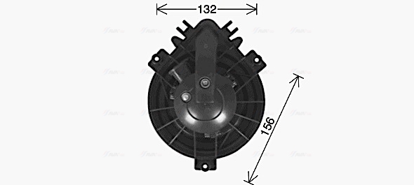 Kachelventilator Ava Cooling BW8605