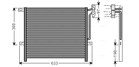 Airco condensor Ava Cooling BWA5369