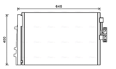 Airco condensor Ava Cooling BWA5481D