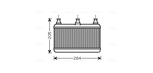 Kachelradiateur Ava Cooling BWA6341