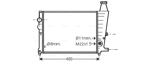 Radiateur Ava Cooling CN2013