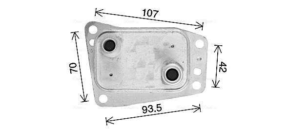 Oliekoeler motorolie Ava Cooling CN3327