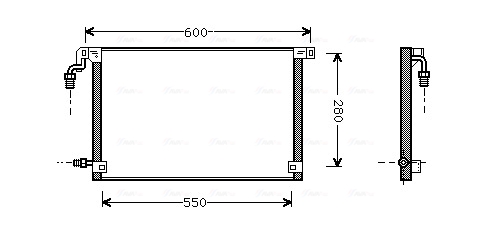 Airco condensor Ava Cooling CN5131