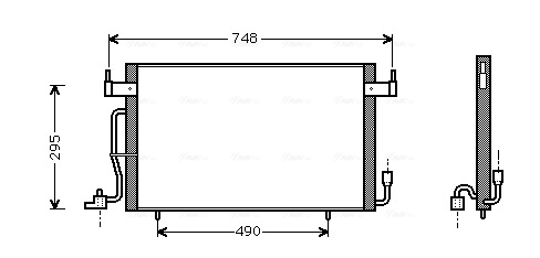 Airco condensor Ava Cooling CN5141