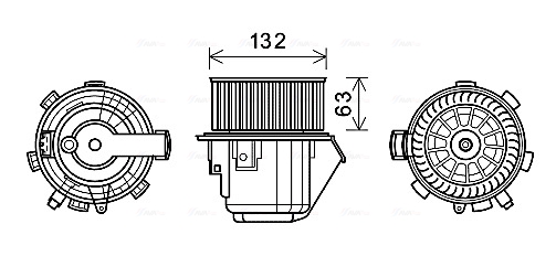 Kachelventilator Ava Cooling CN8298