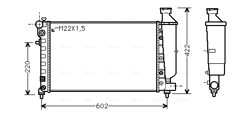 Radiateur Ava Cooling CNA2116