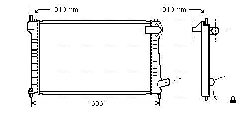 Radiateur Ava Cooling CNA2171