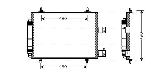 Airco condensor Ava Cooling CNA5213D