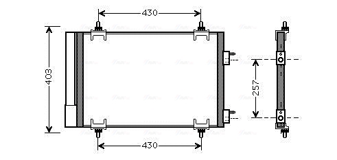 Airco condensor Ava Cooling CNA5230D