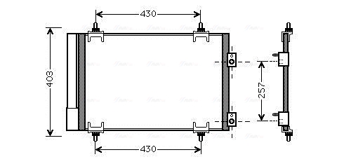 Airco condensor Ava Cooling CNA5231D