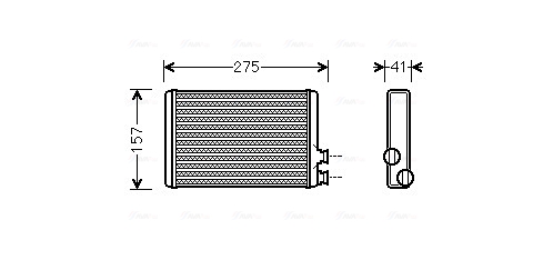 Kachelradiateur Ava Cooling CNA6305