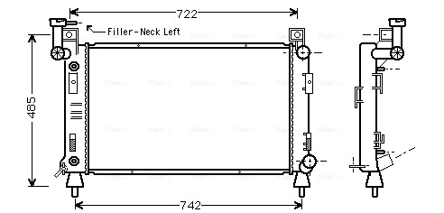 Radiateur Ava Cooling CR2050