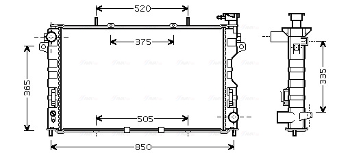 Radiateur Ava Cooling CR2077