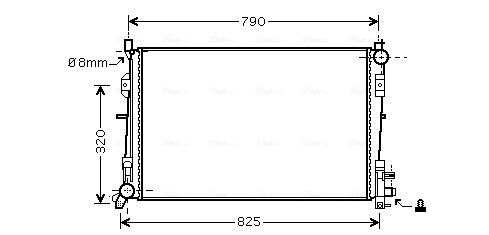 Radiateur Ava Cooling CR2092