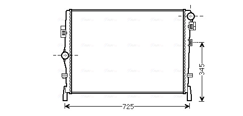 Radiateur Ava Cooling CR2105