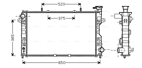 Radiateur Ava Cooling CR2107