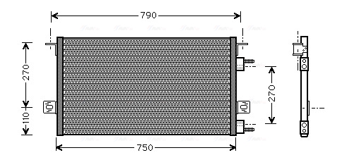 Airco condensor Ava Cooling CR5037