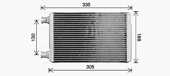 Kachelradiateur Ava Cooling CR6146