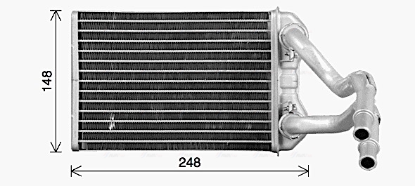 Kachelradiateur Ava Cooling CR6147