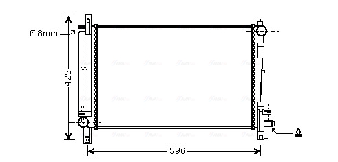 Radiateur Ava Cooling CRA2080