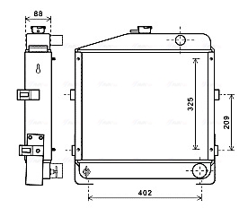 Radiateur Ava Cooling CS2026