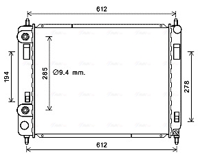 Radiateur Ava Cooling CT2053