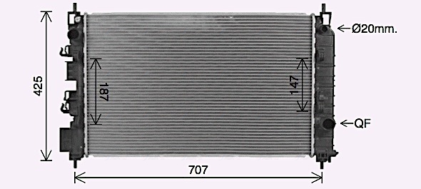 Radiateur Ava Cooling CT2081