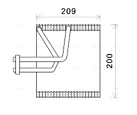 Airco verdamper Ava Cooling CTV045