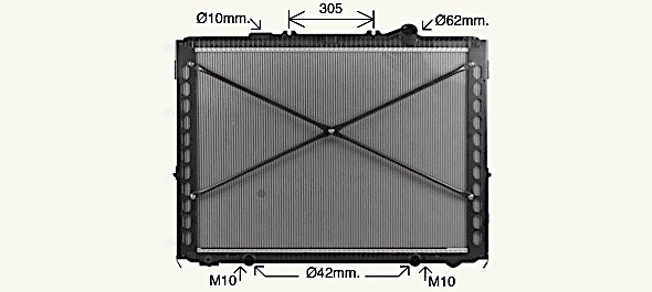 Radiateur Ava Cooling DF2096