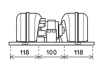 Kachelventilator Ava Cooling DF8070