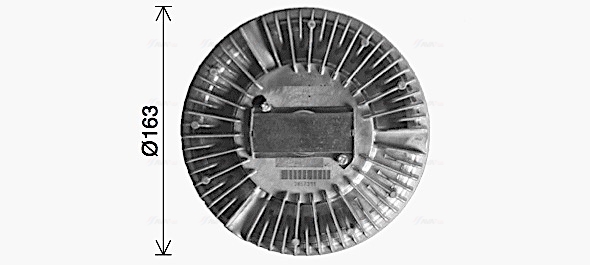 Visco-koppeling Ava Cooling DFC090