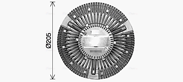 Visco-koppeling Ava Cooling DFC092