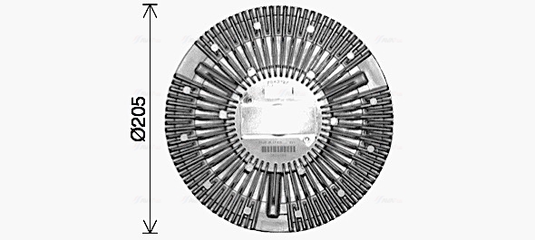 Visco-koppeling Ava Cooling DFC094