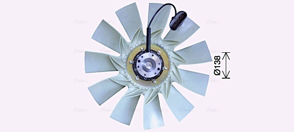 Ava Cooling Ventilatorwiel-motorkoeling DFF059