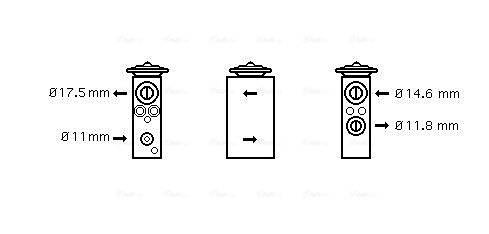 Airco expansieklep Ava Cooling DN1258