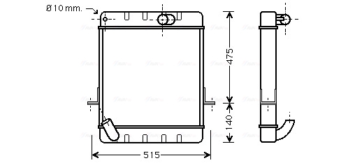 Radiateur Ava Cooling DN2019
