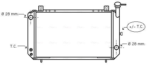 Radiateur Ava Cooling DN2052