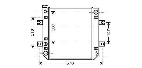 Radiateur Ava Cooling DN2274