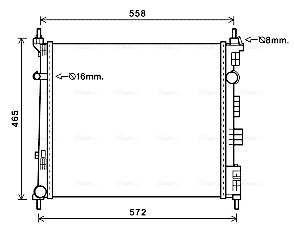 Radiateur Ava Cooling DN2425