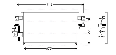 Airco condensor Ava Cooling DN5178