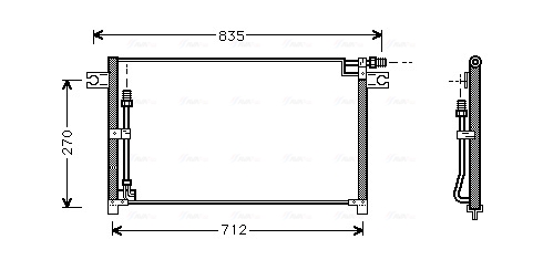 Airco condensor Ava Cooling DN5185