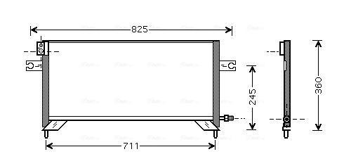 Airco condensor Ava Cooling DN5204