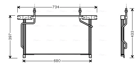 Airco condensor Ava Cooling DN5213