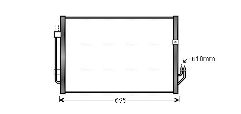 Airco condensor Ava Cooling DN5331