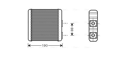 Kachelradiateur Ava Cooling DN6139